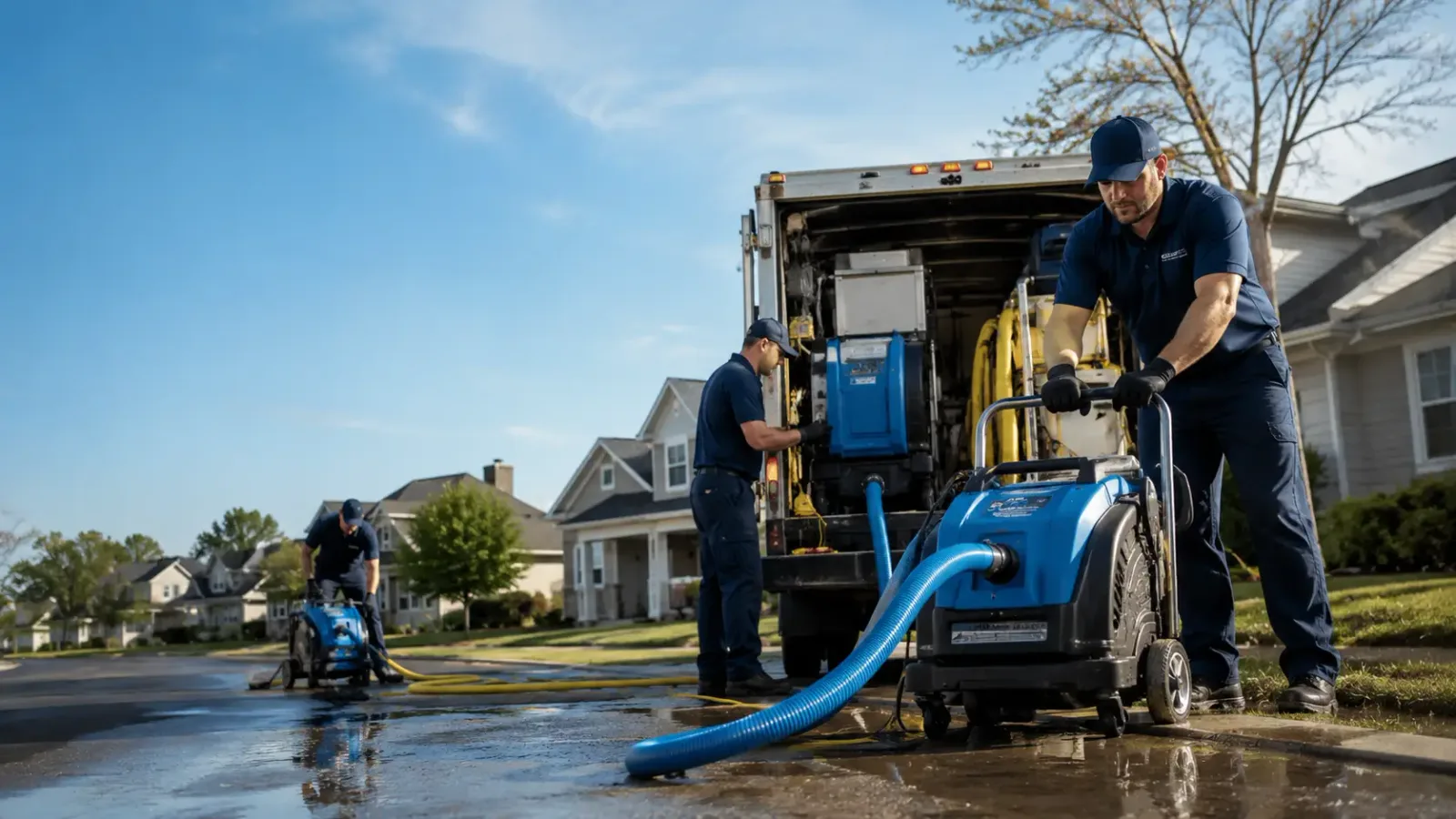 Flood Damage Cleanup in Ashley, MI